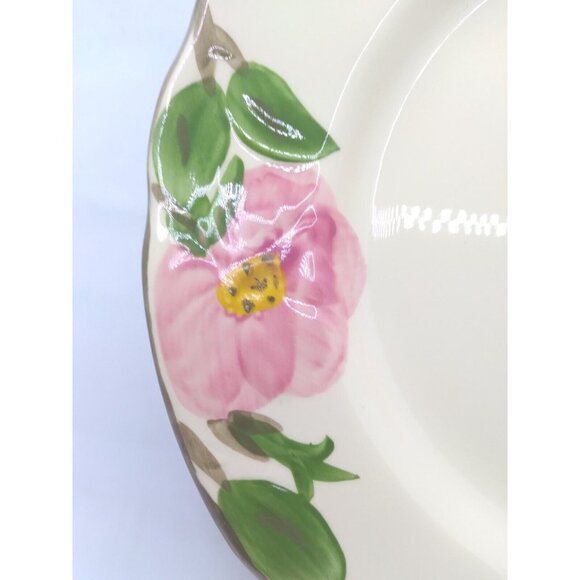 Franciscan Eathenware Desert Rose Staffordshire England  10.75"  plate - Picture 8 of 13